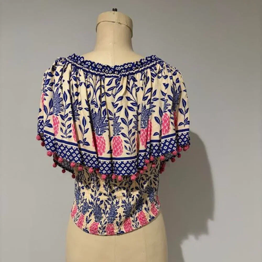 Farm Rio Ruffle Neck Blouse - Picture 5 of 7